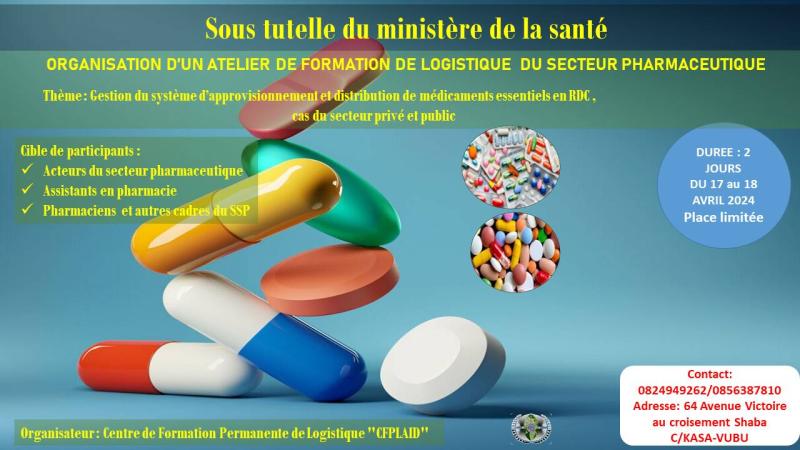 FORMATION DE LOGISTIQUE DU SECTEUR PHARMACEUTIQUE 